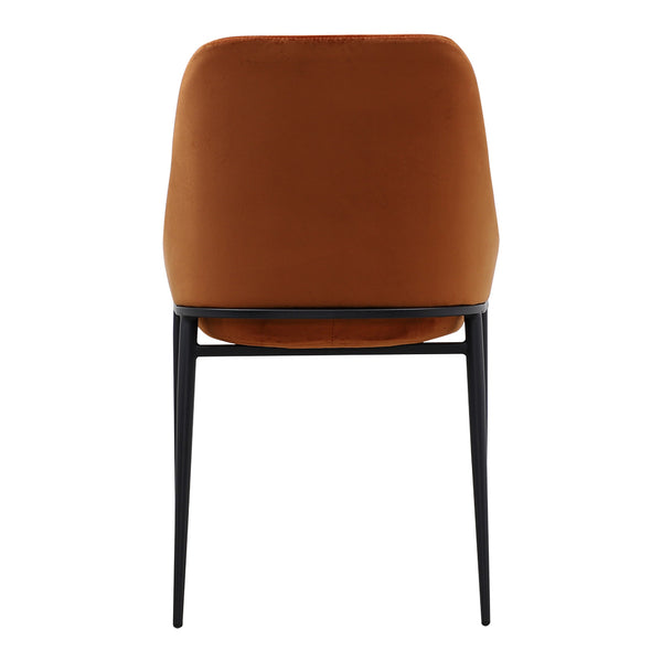 Moe's Sedona Dining Chair Amber Velvet - Set of 2