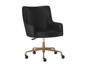 FRANKLIN OFFICE CHAIR - VINTAGE BLACK