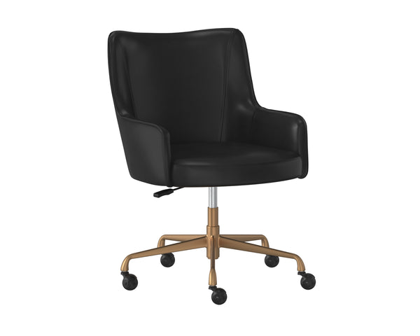 FRANKLIN OFFICE CHAIR - VINTAGE BLACK