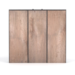 Bane Triple Bookshelf W/ Ladder In Smoked P