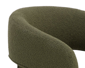 ISIDORE DINING ARMCHAIR - COPENHAGEN OLIVE