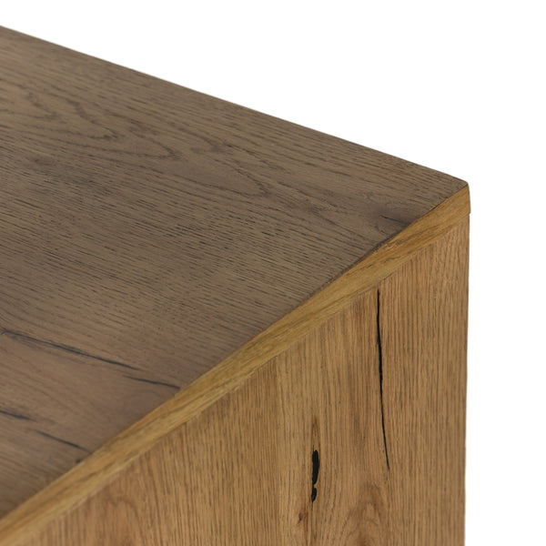Eaton Nightstand In Amber Oak Resin