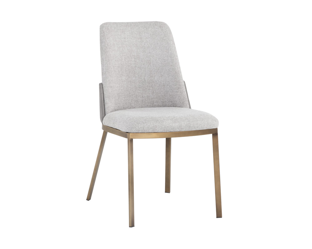 MARIE DINING CHAIR - BELFAST HEATHER GREY / BRAVO METAL