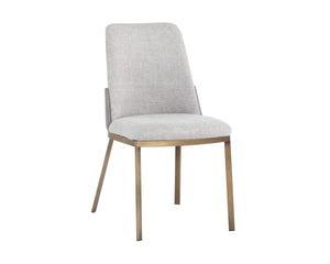MARIE DINING CHAIR - BELFAST HEATHER GREY / BRAVO METAL