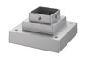 Pier Mounts Outdoor Pier Mount in Silver Finish