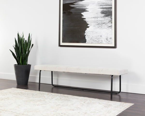 CASIMIR BENCH - CHACHA CREAM