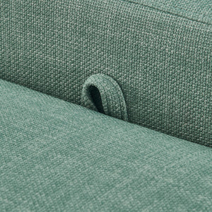 Wendy KD Fabric Storage Bench, Meridian Sea Green