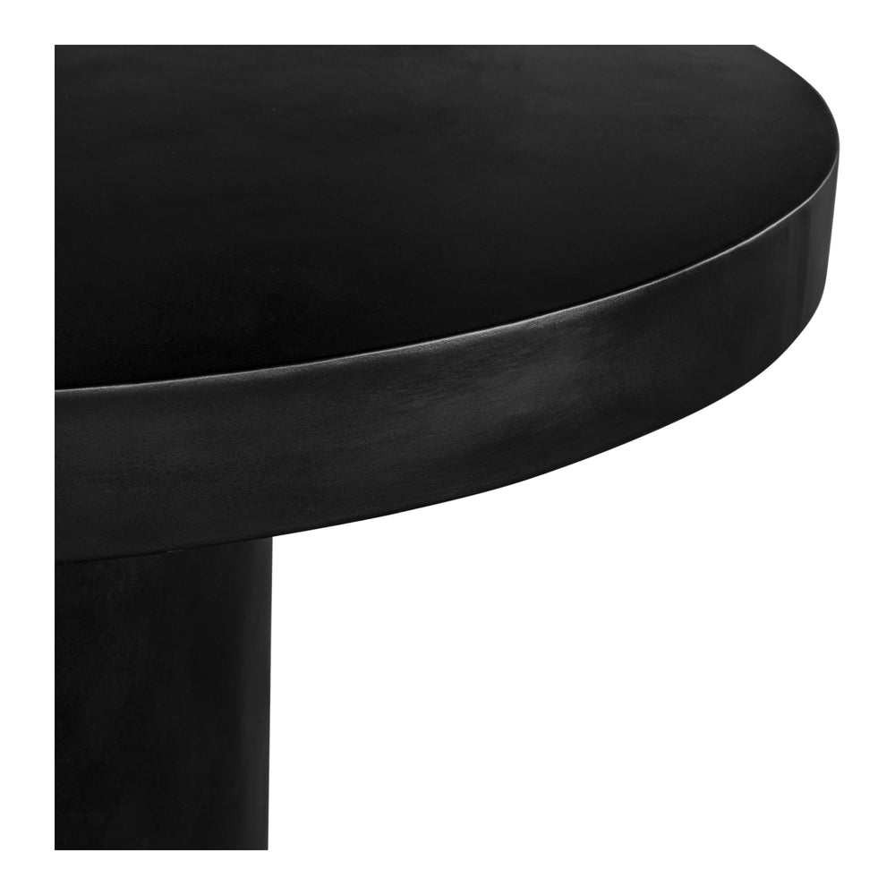 Moe's Cassius Round Outdoor Dining Table Black