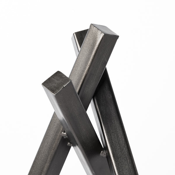 Bastian (Small) 8L x 7W Black Metal Abstract Object