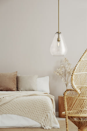 Ayra 1 Light Pendant in Olde Brass Finish