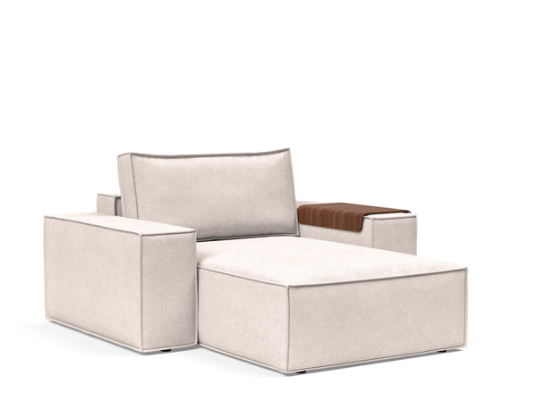 NEWILLA LOUNGER CHAIR W/WIDE ARM RESTS, 39"X61"
