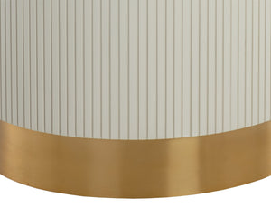 PALOMA DINING TABLE - ROUND - WHITE MARBLE - 54"