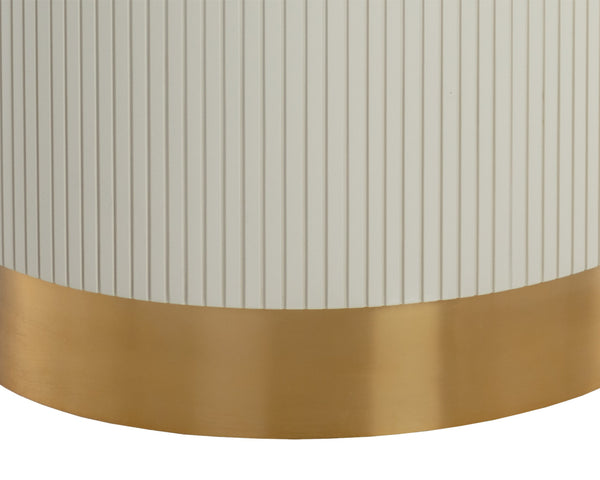 PALOMA DINING TABLE - ROUND - WHITE MARBLE - 54"
