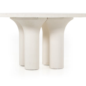 Parra Dining Table In Plaster Molded Concrete