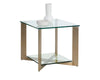 XAVIER SIDE TABLE - ANTIQUE BRASS