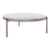 Mendez Outdoor Coffee Table with Fiber-Stone Top