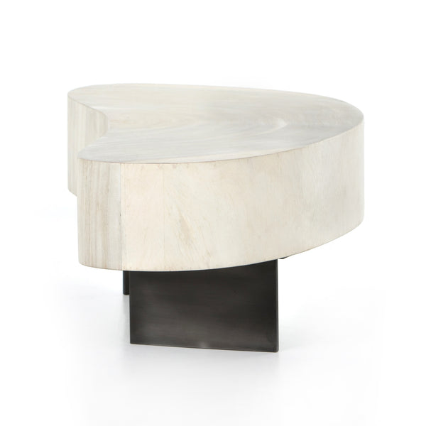 Avett Coffee Table Tall Piece In Bleached