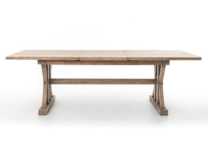 Florence Extension Dining Table-Sundried Wheat