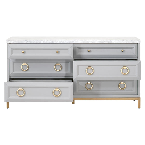 Azure Carrera 6-Drawer Double Dresser