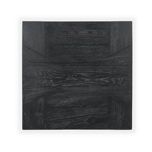 Bristol Solid Wood End Table - Aged Black