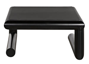 Emerson Industrial Steel Coffee Table in Matte Black