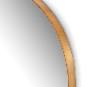Georgina Wide Mirror In Polished Brass