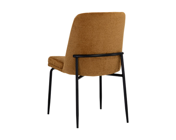 ZEKE DINING CHAIR - BLACK - BERGEN MARMALADE