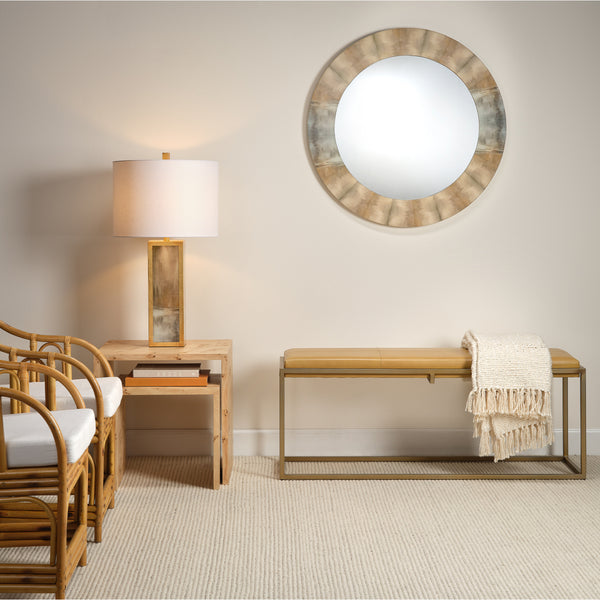 Cloudscape Table Lamp with Linen Shade