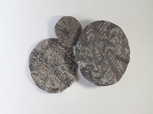 Metal Lotus Wall Art, Assorted Colors