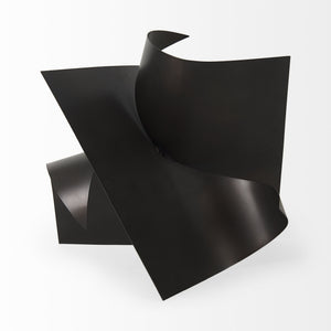 Francesca 18.1L x 18.1W x 18.1H Black Metal Sculptural Decorative Object