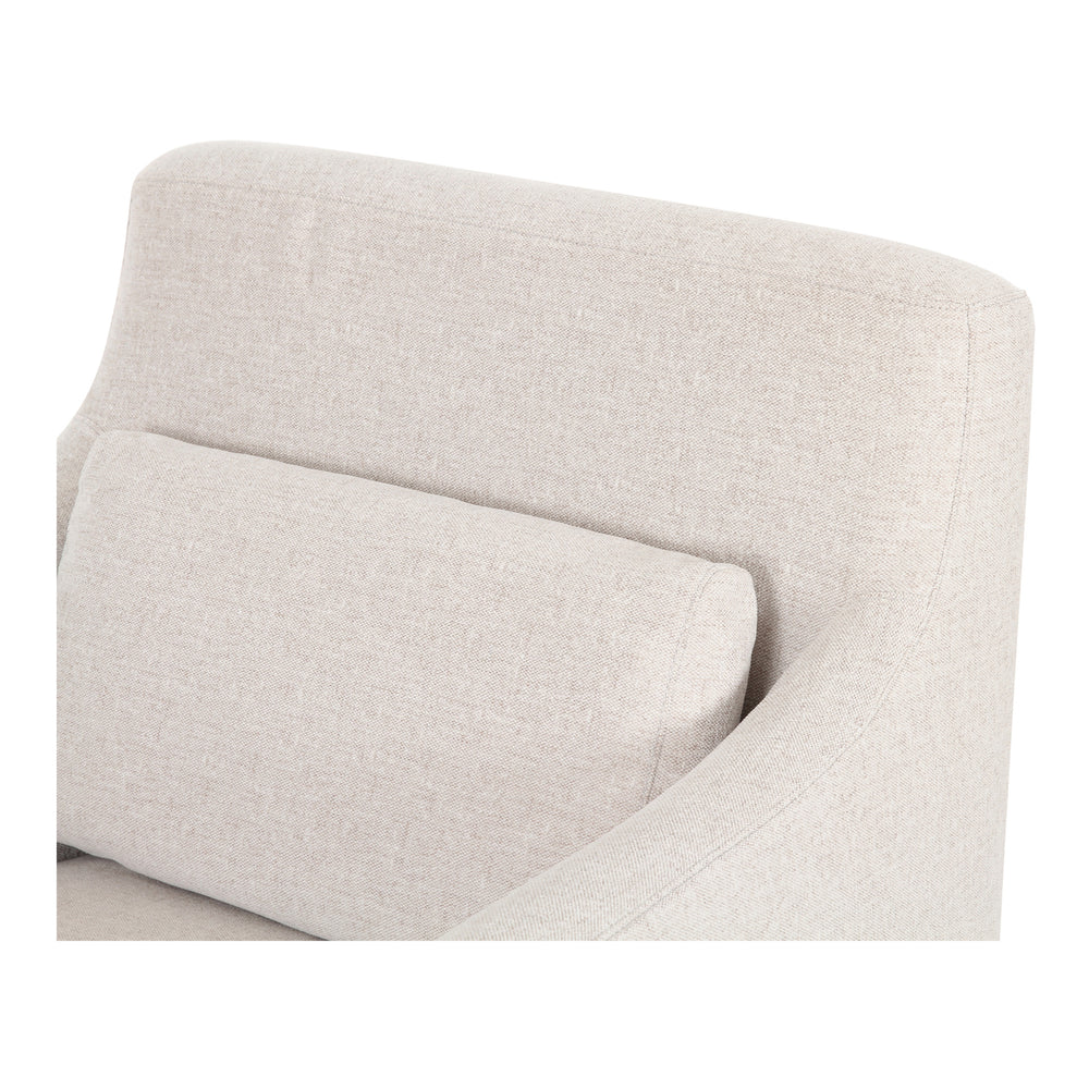 Moe's Lydia Slipcover Dining Chair with Lumbar Pillow