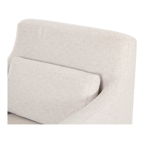 Moe's Lydia Slipcover Dining Chair with Lumbar Pillow