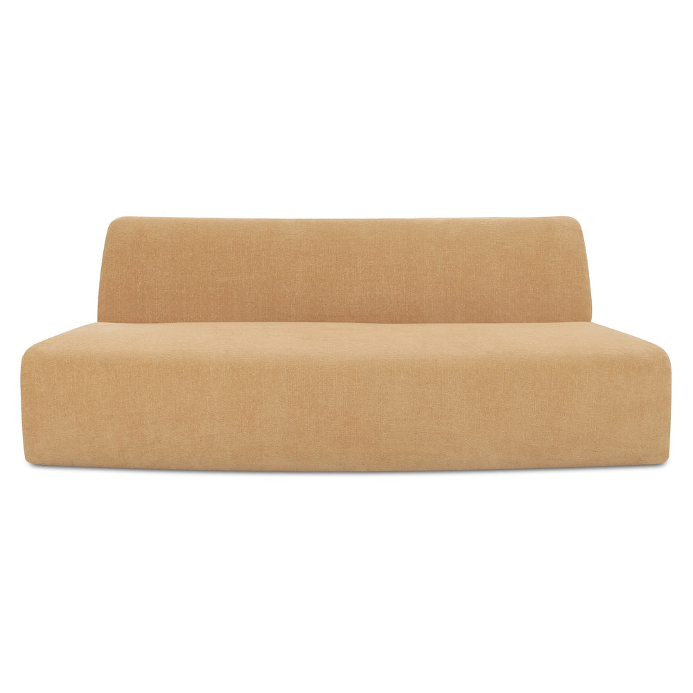 Naomi Convex Sofa in Golden Yellow
