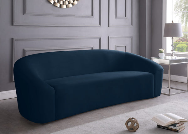 Vivian Sofa In Navy Velvet