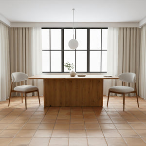 Moe's Ellie Dining Chair in Oatmeal
