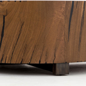 Hudson Round End Table-Natural Yukas