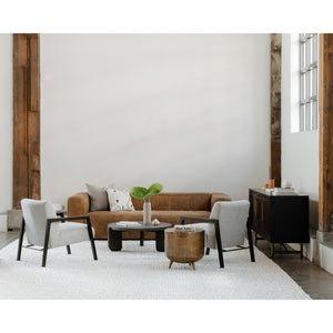 Wunder Coffee Table Black Concrete & Acacia