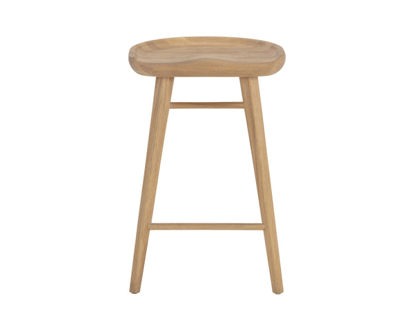DOMINIC COUNTER STOOL - LIGHT OAK