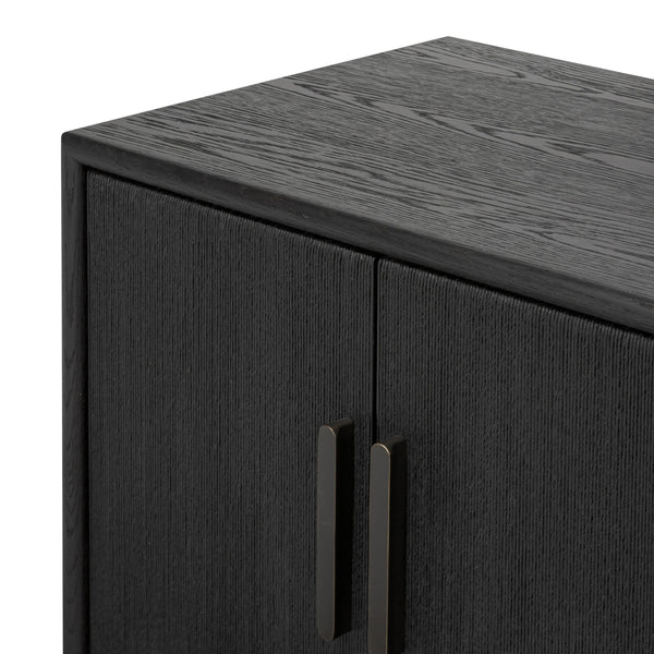 Rosenell Media Console - Black Paper Cord