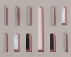 DOOR TO DOOR (SET OF 2) - 36" X 49" - NATURAL FRAME