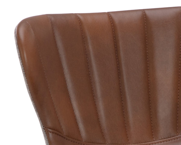 ARABELLA COUNTER STOOL - BRAVO COGNAC / NOVEMBER GREY
