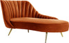 Josefina Chaise In Cognac Velvet