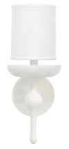Concord Wall Sconce, White Plaster