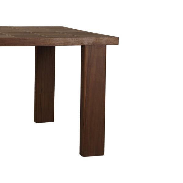 Moe's Marina Outdoor Dining Table in Brown