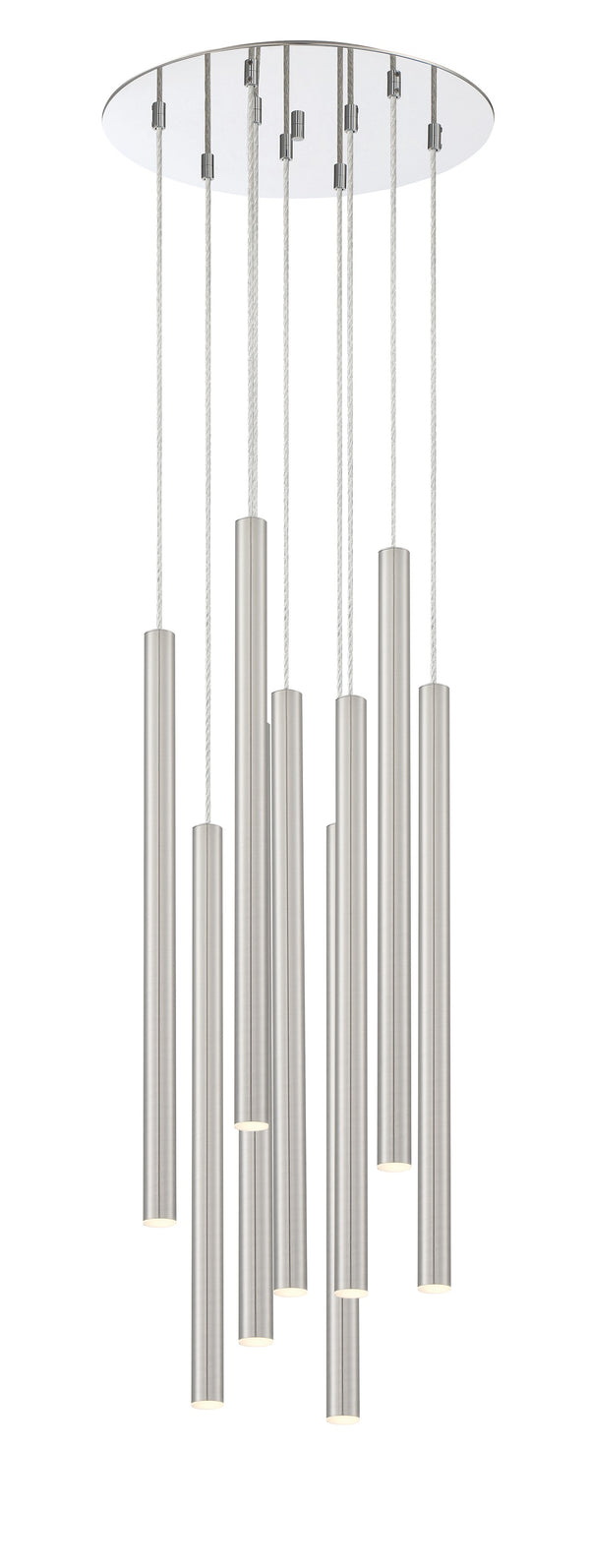 Forest 9 Light Island/Billiard in Chrome Finish
