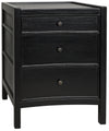 Hampton Night Stand 24", Hand Rubbed Black