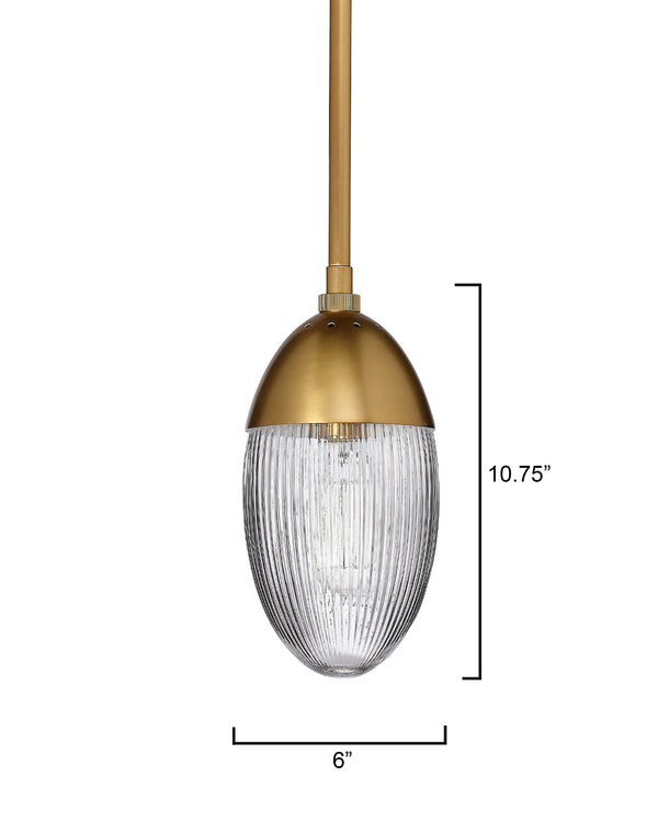 Whitworth 1-Light Pendant, Small