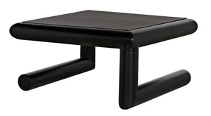 Emerson Industrial Steel Coffee Table in Matte Black