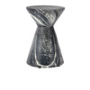 Fern Outdoor Round Accent Table - Black