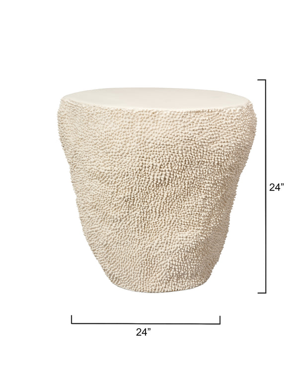 Uni Fiber Glass Indoor/Outdoor Side Table, Large